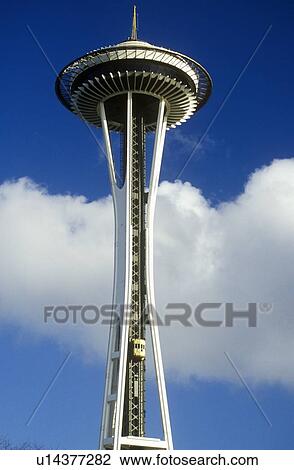 Space Needle in Seattle View Large Photo Image Stock Image - Space Needle in Seattle. Fotosearch