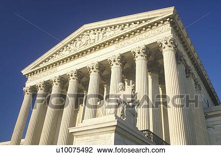 Stock Image - The United States Supreme Court Building. Fotosearch