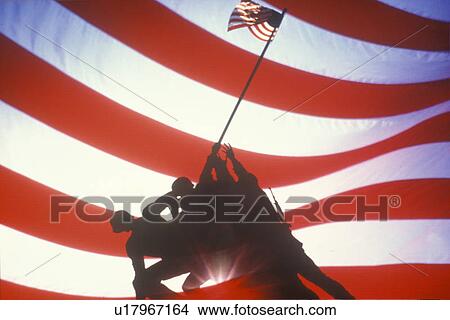 Digital collage of U. S. Marine Corps Memorial, Iwo Jima Statue, Arlington, Virginia/Washington, DC View Large Photo Image Picture - Digital collage of U. S. Marine Corps Memorial, Iwo Jima Statue, Arlington, Virginia/Washington, DC. Fotosearch