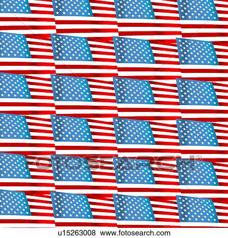 Stock Illustration - repeating flag pattern. Fotosearch