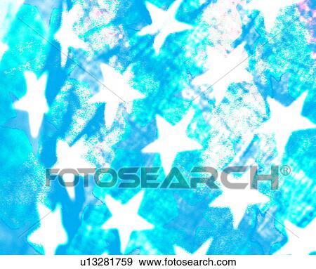 white stars with blue background View Large Illustration Stock Illustration - white stars with blue background. Fotosearch