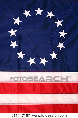 Picture of Ross Flag - 1776 Colonial Flag with 13 stars u11447167 ...