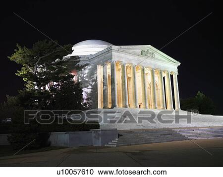 Jefferson Memorial at night in Washington D. C. USA View Large Photo Image Stock Image - Jefferson Memorial at night in Washington D. C. USA. Fotosearch
