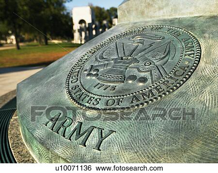 Stock Photograph - World War II Memorial in Washington, D. C., USA.. Fotosearch