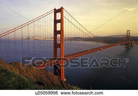 Stock Photograph - california, america, bridge, architecture, America, California, abenddaemmerung. Fotosearch