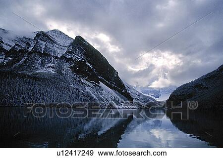 canada, America, blue, banff, america, Canada, abenddaemmerung View Large Photo Image Stock Photo - canada, America, blue, banff, america, Canada, abenddaemmerung. Fotosearch