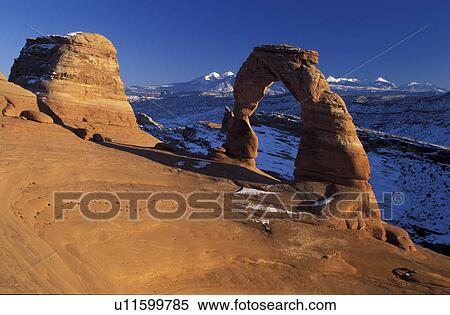 Stock Photography - Jan, america, geography, delecate, arch, America. Fotosearch