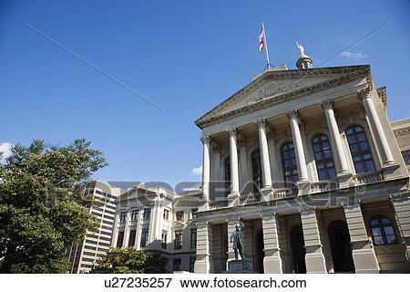 Stock Photo - Georgia State Capitol Building in Atlanta, Georgia.. Fotosearch