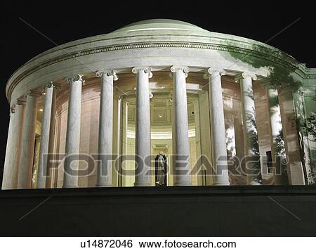 Jefferson Memorial at night in Washington, D. C., USA. View Large Photo Image Stock Photograph - Jefferson Memorial at night in Washington, D. C., USA.. Fotosearch