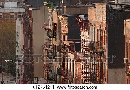 Stock Image - Lower East Side, Manhattan, New York City. Fotosearch