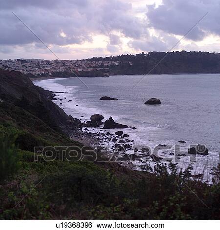 Stock Photograph - Shoreline along San Francisco Bay Coastline. Fotosearch