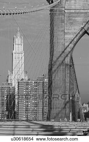 Brooklyn Bridge, New York City View Large Photo Image Picture - Brooklyn Bridge, New York City. Fotosearch