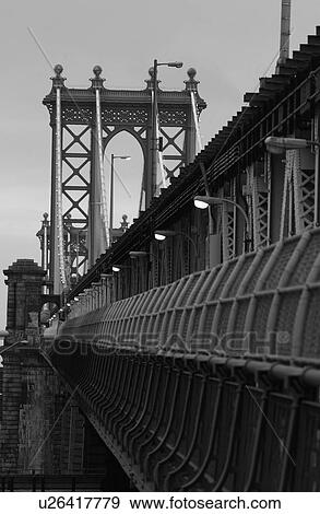Stock Photo - Manhattan Bridge, New York City. Fotosearch