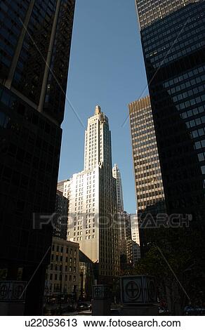 High-rise buildings in Chicago View Large Photo Image Stock Image - High-rise buildings in Chicago. Fotosearch