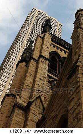 Stock Photo - High-rise buildings in Chicago. Fotosearch