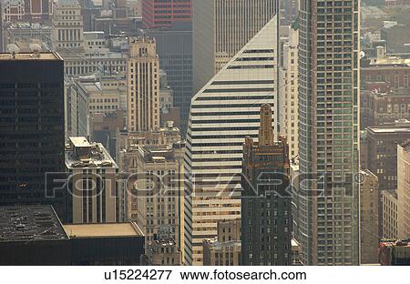High-rise buildings in Chicago View Large Photo Image Stock Photo - High-rise buildings in Chicago. Fotosearch
