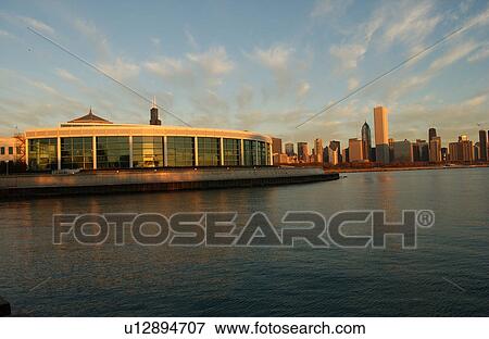 Shedd Aquarium on the coast of Chicago View Large Photo Image Stock Photo - Shedd Aquarium on the coast of Chicago. Fotosearch