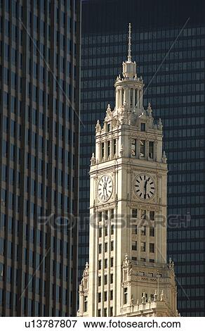 Stock Photo - Wrigley Building in Chicago. Fotosearch