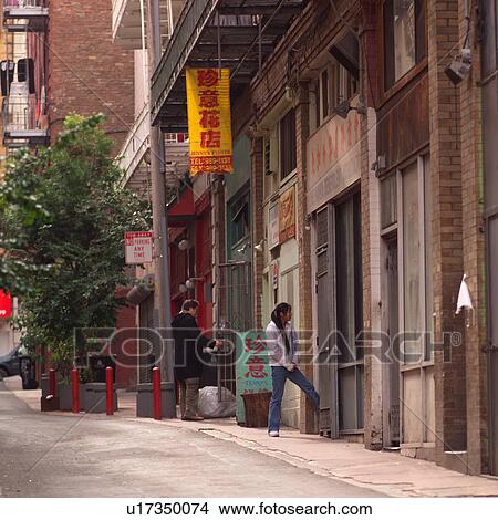 Exterior of buildings in Chinatown San Francisco View Large Photo Image Picture - Exterior of buildings in Chinatown San Francisco. Fotosearch