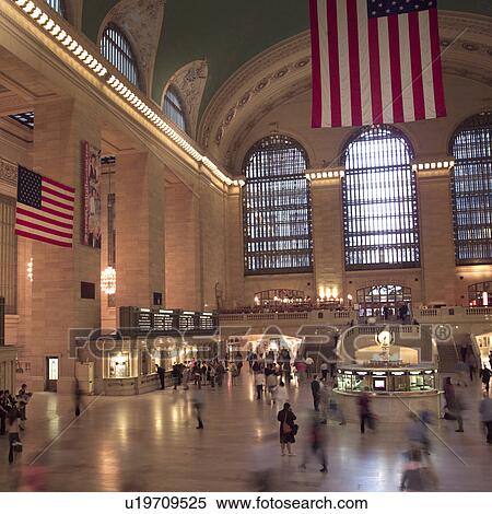Stock Photography - Interior of Grand Central Station, New York City. Fotosearch