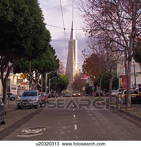 Stock Image - Street scene in San Francisco. Fotosearch