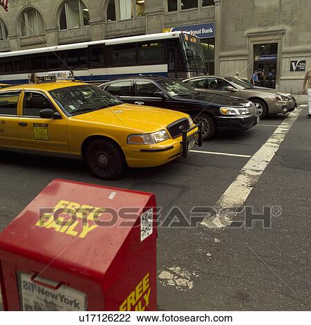 Traffic on street, New York City View Large Photo Image Stock Image - Traffic on street, New York City. Fotosearch