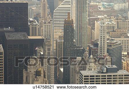 Aerial View of Chicago View Large Photo Image Stock Image - Aerial View of Chicago. Fotosearch