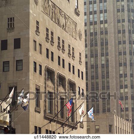 Stock Image - High-rise buildings in Chicago. Fotosearch
