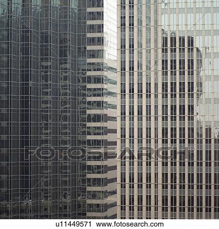 Stock Image - High-rise buildings in Chicago. Fotosearch