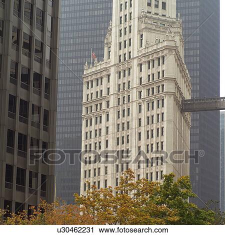 High-rise buildings in Chicago View Large Photo Image Stock Image - High-rise buildings in Chicago. Fotosearch