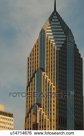 Stock Photograph - High rise buildings in Chicago. Fotosearch