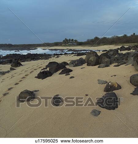 Stock Photography - Hawaiian Islands of Molokai and Kauai - Ocean Views. Fotosearch