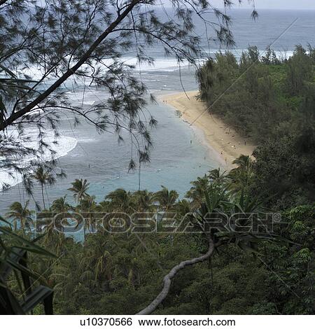 Napali Coast - Kauai Hawaii View Large Photo Image Stock Photograph - Napali Coast - Kauai Hawaii. Fotosearch