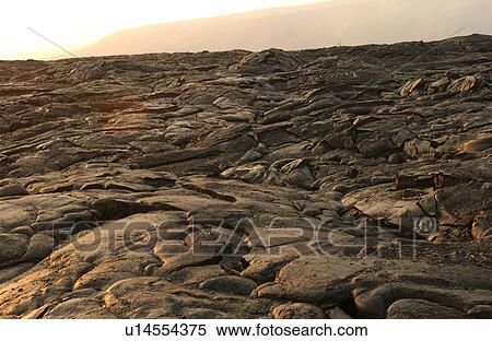 Stock Photography - Volcano National Park - Big Island of Hawaii - hardened lava. Fotosearch