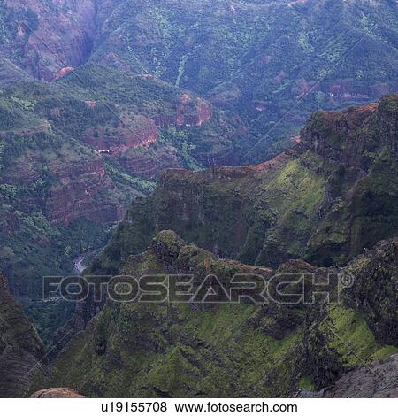 Waimea Canyon - Kauai, Hawaii View Large Photo Image Stock Photo - Waimea Canyon - Kauai, Hawaii. Fotosearch