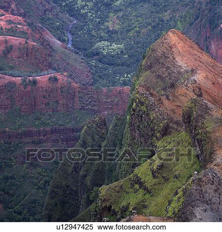 Waimea Canyon - Kauai, Hawaii View Large Photo Image Stock Photography - Waimea Canyon - Kauai, Hawaii. Fotosearch