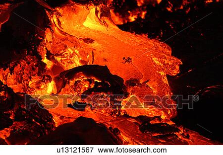 Lava flow - Volcano National Park - Hawaii View Large Photo Image Stock Photo - Lava flow - Volcano National Park - Hawaii. Fotosearch