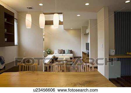 Dining room View Large Photo Image Stock Photograph - Dining room. Fotosearch