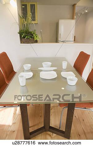 Dining room View Large Photo Image Stock Photograph - Dining room. Fotosearch