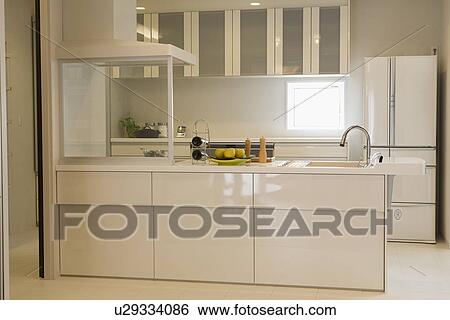 Kitchen View Large Photo Image Stock Photograph - Kitchen. Fotosearch