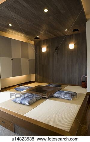 Tatami room View Large Photo Image Stock Photo - Tatami room. Fotosearch