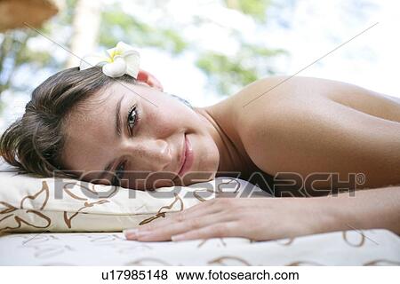 Portrait of a young woman. View Large Photo Image Stock Photo - Portrait of a young woman.. Fotosearch