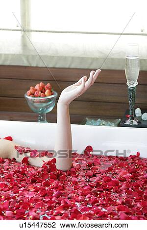 View of a hand of woman in the bathtub. View Large Photo Image Stock Image - View of a hand of woman in the bathtub.. Fotosearch