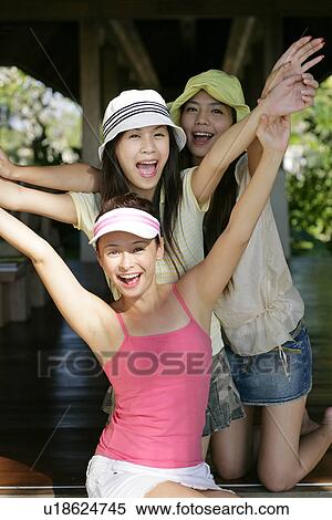 Portrait of young women shouting. View Large Photo Image Stock Photography - Portrait of young women shouting.. Fotosearch