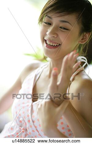 View of a young woman. View Large Photo Image Stock Image - View of a young woman.. Fotosearch