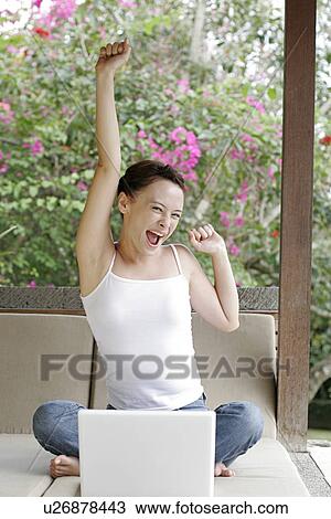 View of a woman yawning. View Large Photo Image Stock Image - View of a woman yawning.. Fotosearch