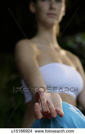 A woman doing yoga. View Large Photo Image Picture - A woman doing yoga.. Fotosearch
