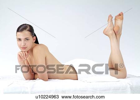 Close-up of a seminude woman. View Large Photo Image Stock Image - Close-up of a seminude woman.. Fotosearch