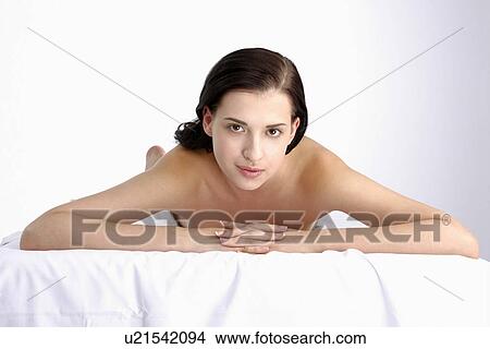 Picture - Close-up of a young woman.. Fotosearch