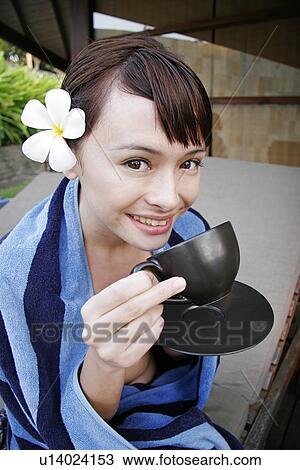 Portrait of a teenage girl drinking tea. View Large Photo Image Stock Image - Portrait of a teenage girl drinking tea.. Fotosearch